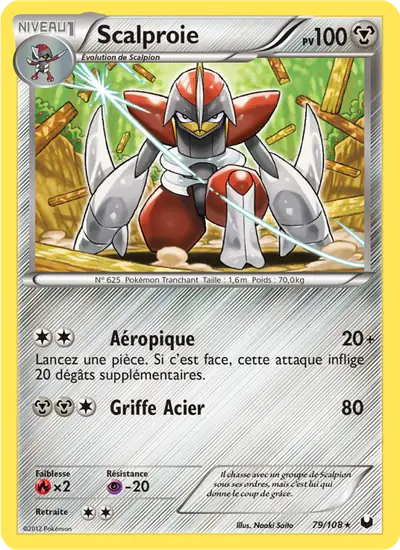 Image de la carte Pokemon Scalproie 79/108