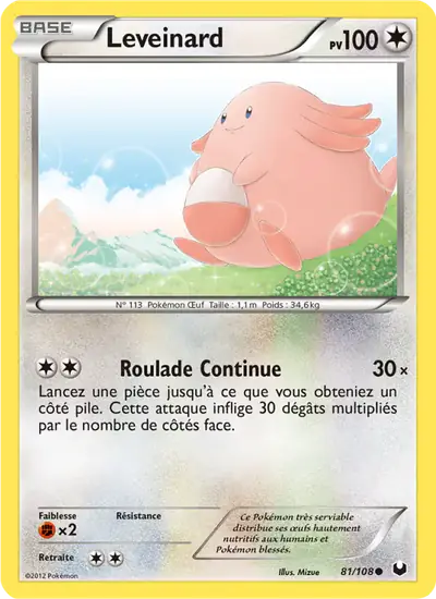 Image de la carte Pokemon Leveinard 81/108