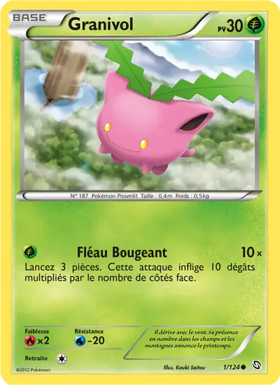 Image de la carte Pokemon Granivol 1/124