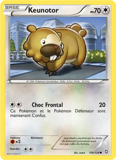 Image de la carte Pokemon Keunotor 106/124