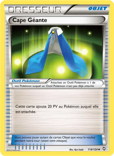 Image de la carte Pokemon Cape Géante 114/124