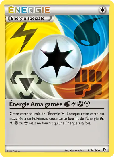 Image de la carte Pokemon Énergie Amalgamée 118/124