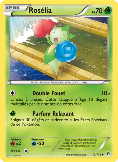 Image de la carte Pokemon Rosélia 12/124