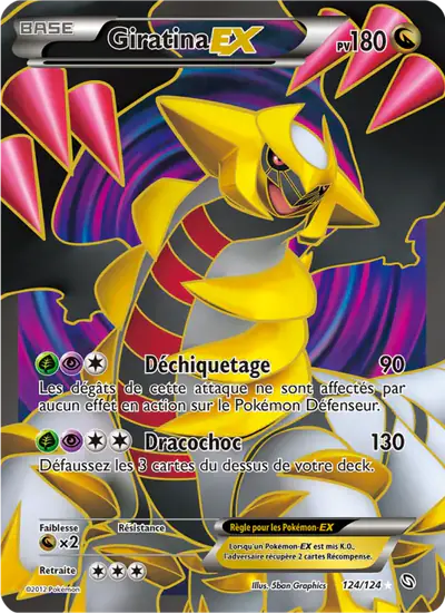 Image de la carte Pokemon Giratina EX 124/124