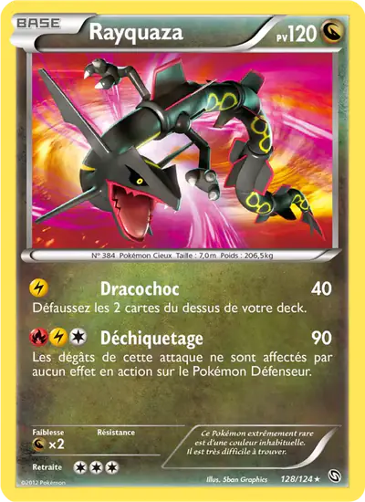 Image de la carte Pokemon Rayquaza 128/124