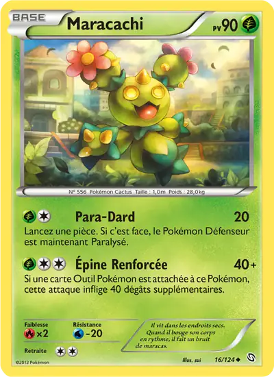 Image de la carte Pokemon Maracachi 16/124