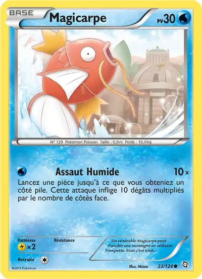 Image de la carte Pokemon Magicarpe 23/124