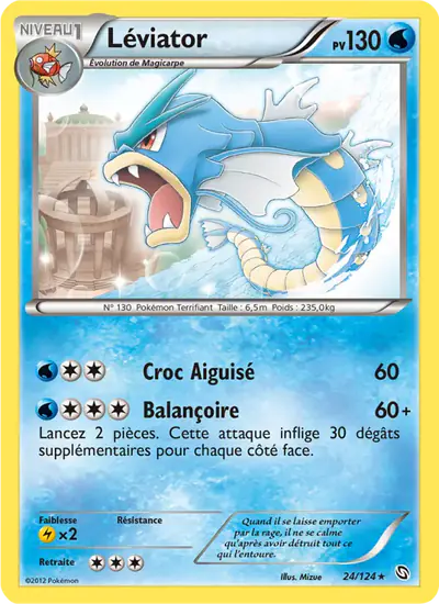 Image de la carte Pokemon Léviator 24/124
