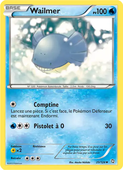 Image de la carte Pokemon Wailmer 25/124