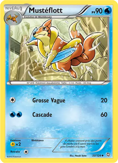 Image de la carte Pokemon Mustéflott 33/124