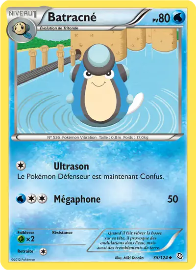 Image de la carte Pokemon Batracné 35/124