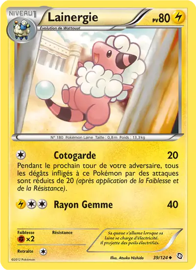 Image de la carte Pokemon Lainergie 39/124