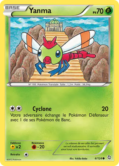 Image de la carte Pokemon Yanma 4/124