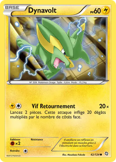 Image de la carte Pokemon Dynavolt 42/124