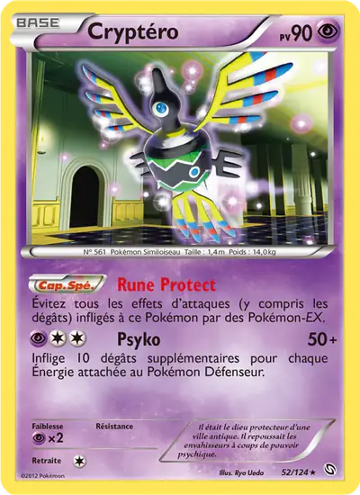 Image de la carte Pokemon Cryptéro 52/124