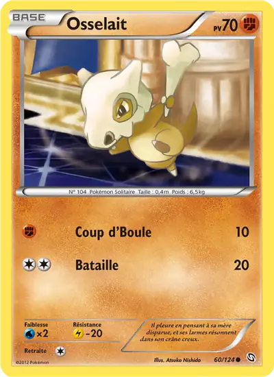 Image de la carte Pokemon Osselait 60/124
