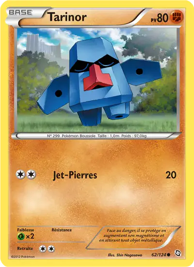Image de la carte Pokemon Tarinor 62/124