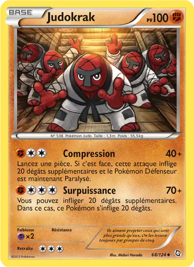 Image de la carte Pokemon Judokrak 68/124