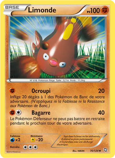 Image de la carte Pokemon Limonde 70/124