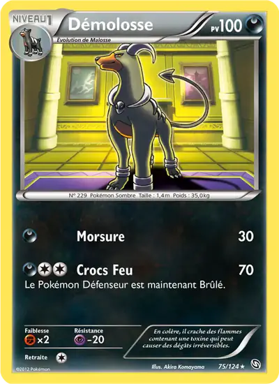 Image de la carte Pokemon Démolosse 75/124