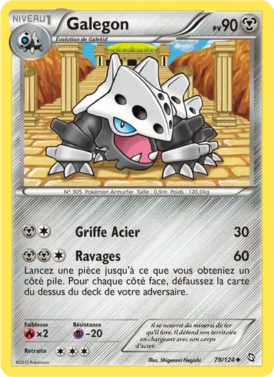 Image de la carte Pokemon Galegon 79/124