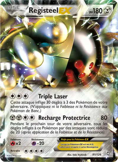 Image de la carte Pokemon Registeel EX 81/124