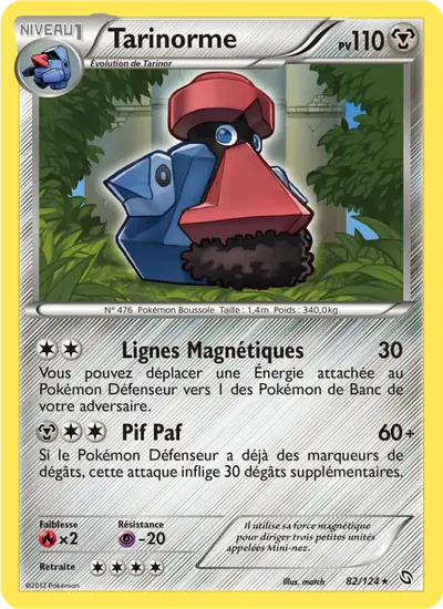 Image de la carte Pokemon Tarinorme 82/124