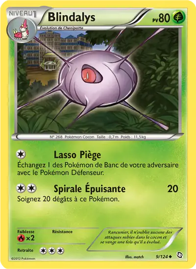 Image de la carte Pokemon Blindalys 9/124