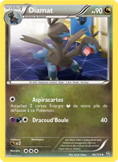 Image de la carte Pokemon Diamat 96/124