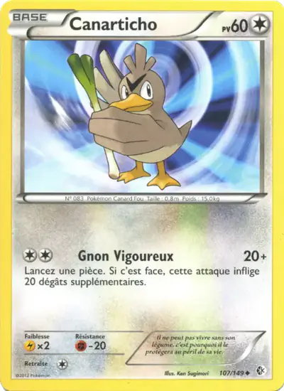 Image de la carte Pokemon Canarticho 107/149