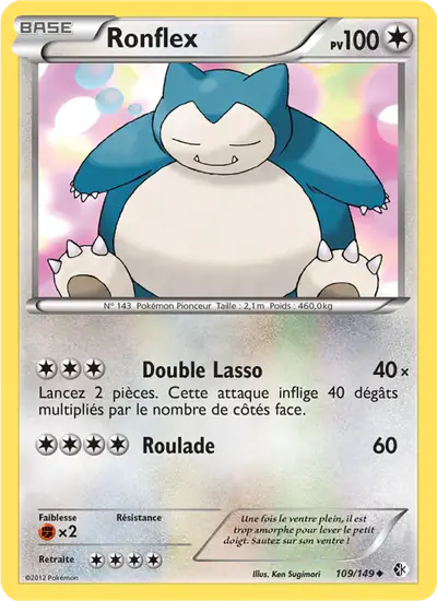 Image de la carte Pokemon Ronflex 109/149