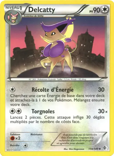 Image de la carte Pokemon Delcatty 114/149