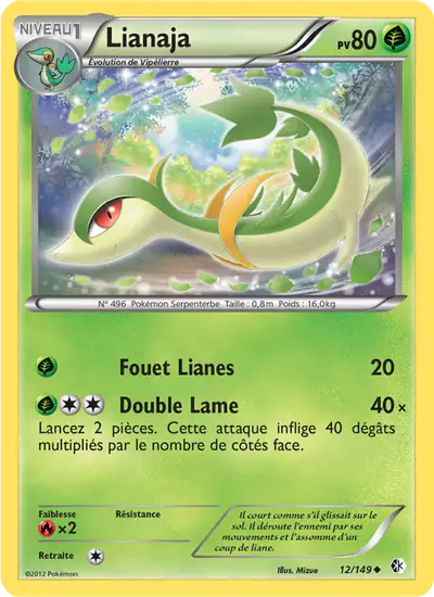 Image de la carte Pokemon Lianaja 12/149