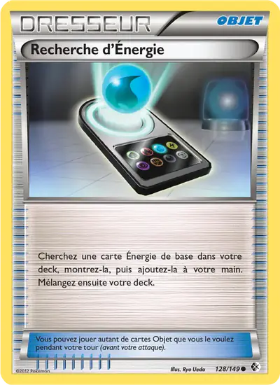 Image de la carte Pokemon Recherche d'Énergie 128/149