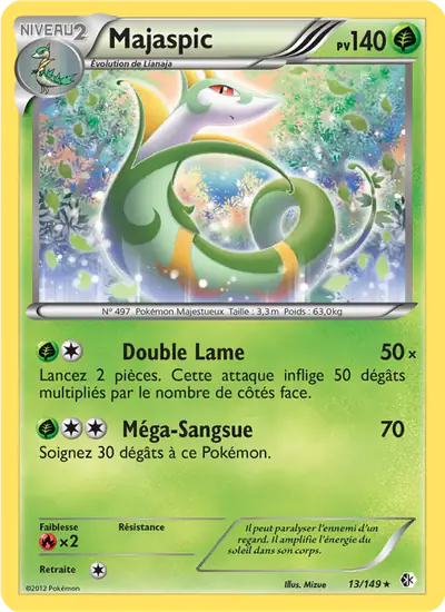 Image de la carte Pokemon Majaspic 13/149