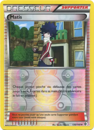 Image de la carte Pokemon Matis 130/149