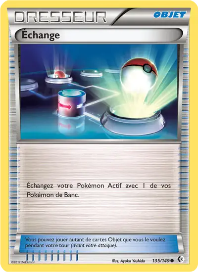 Image de la carte Pokemon Échange 135/149