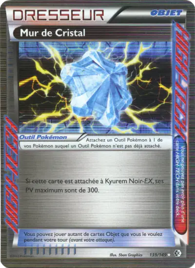 Image de la carte Pokemon Mur de Cristal 139/149