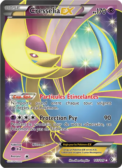 Image de la carte Pokemon Cresselia EX 143/149