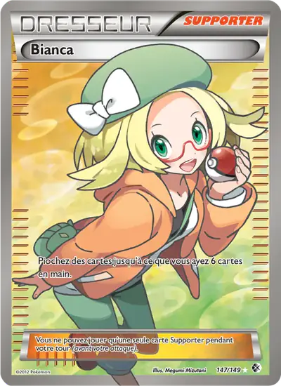 Image de la carte Pokemon Bianca 147/149