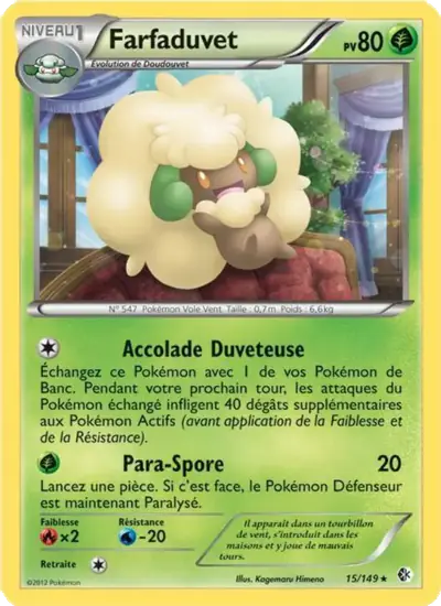 Image de la carte Pokemon Farfaduvet 15/149