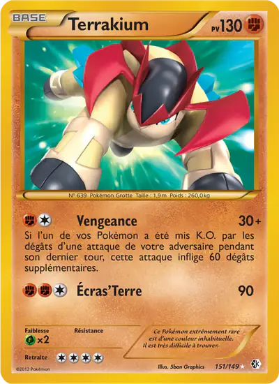 Image de la carte Pokemon Terrakium 151/149