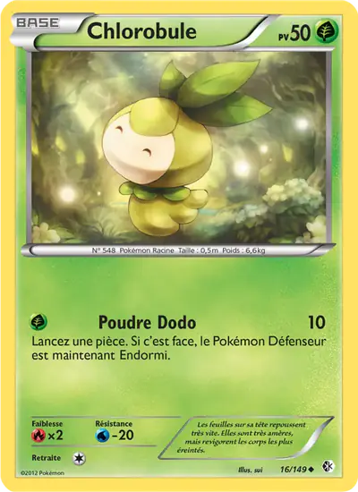 Image de la carte Pokemon Chlorobule 16/149