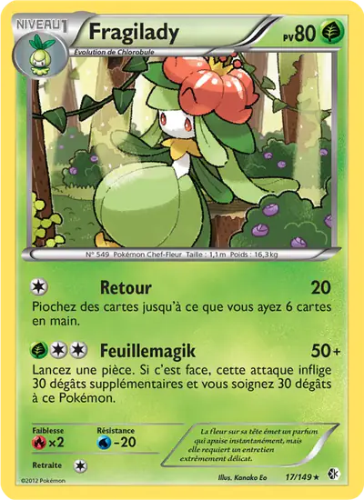 Image de la carte Pokemon Fragilady 17/149