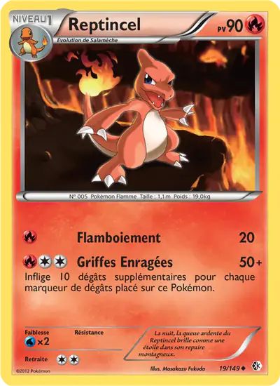 Image de la carte Pokemon Reptincel 19/149