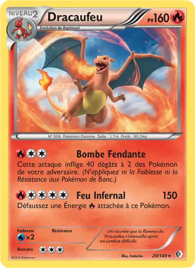 Image de la carte Pokemon Dracaufeu 20/149