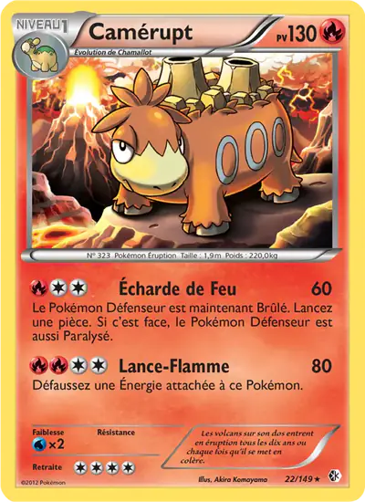 Image de la carte Pokemon Camérupt 22/149
