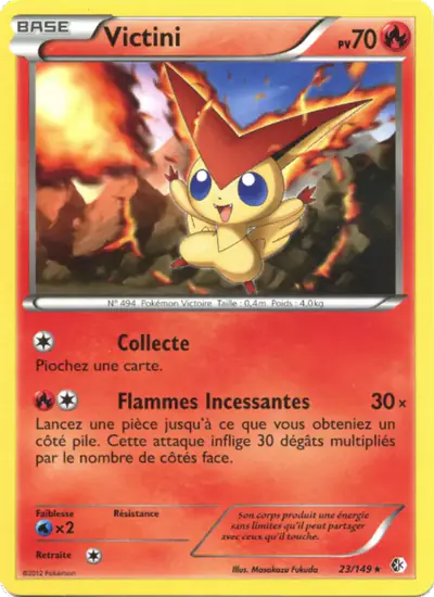 Image de la carte Pokemon Victini 23/149