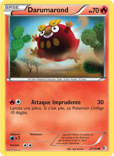 Image de la carte Pokemon Darumarond 27/149
