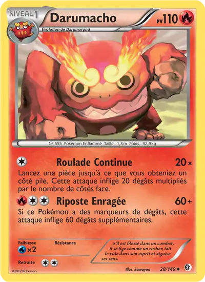 Image de la carte Pokemon Darumacho 28/149